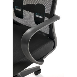 Fotel obrotowy gabinetowy ORCANIX BLACK czarny