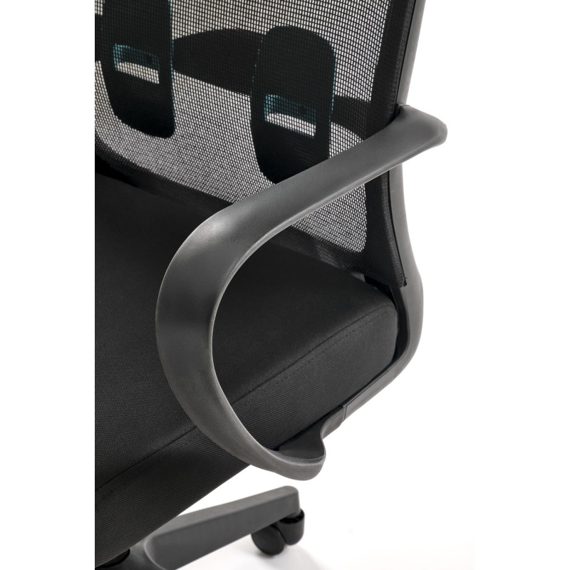 Fotel obrotowy gabinetowy ORCANIX BLACK czarny