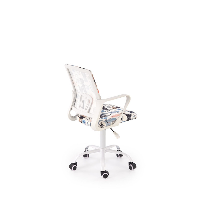 Fotel młodzieżowy obrotowy ORISAN YOUTH MULTICOLOR wielokolorowy