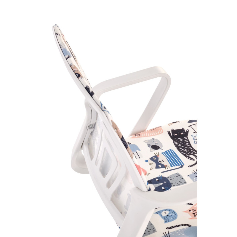 Fotel młodzieżowy obrotowy ORISAN YOUTH MULTICOLOR wielokolorowy