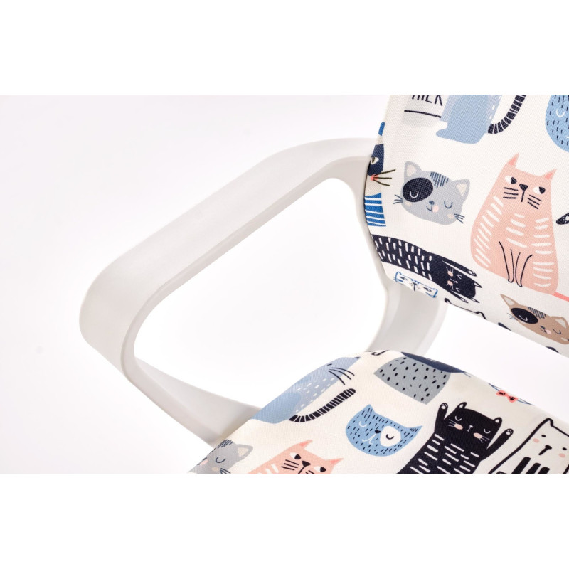 Fotel młodzieżowy obrotowy ORISAN YOUTH MULTICOLOR wielokolorowy