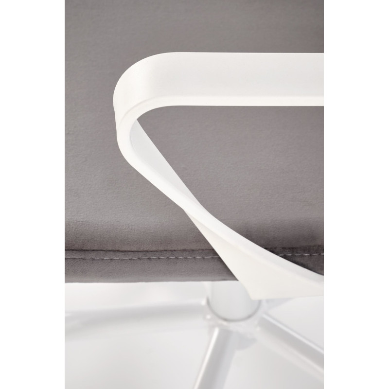 Fotel młodzieżowy obrotowy FRODEX YOUTH LIGHT GREY jasny popielaty