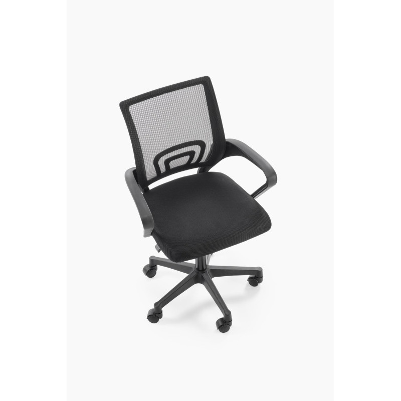 Fotel obrotowy gabinetowy GIMLEX YOUTH BLACK czarny