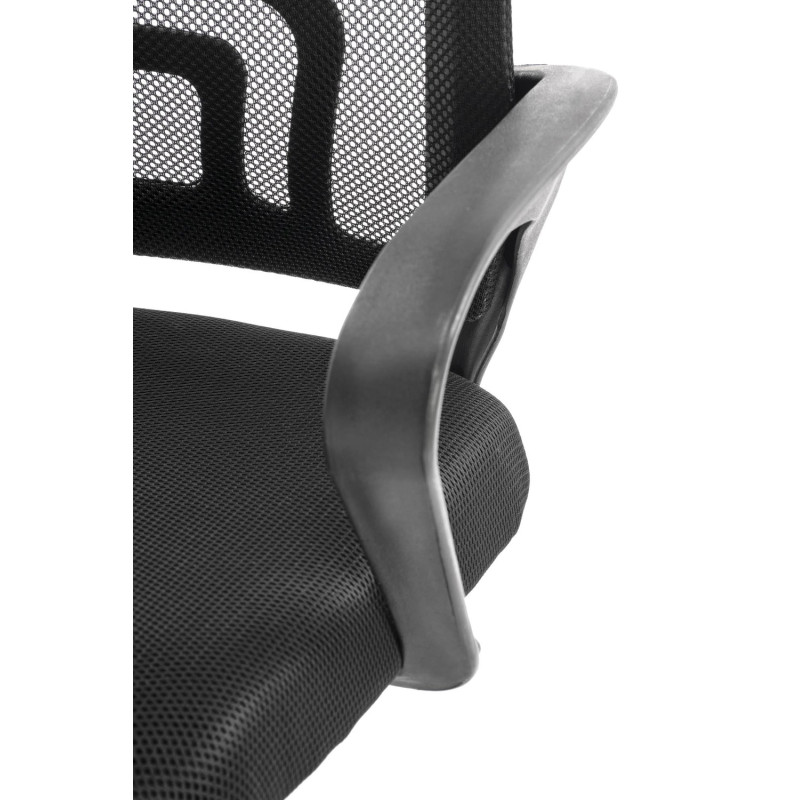 Fotel obrotowy gabinetowy GIMLEX YOUTH BLACK czarny