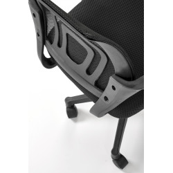 Fotel obrotowy gabinetowy GIMLEX YOUTH BLACK czarny