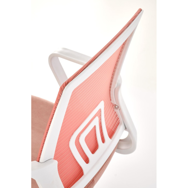 Fotel młodzieżowy obrotowy FRODEX YOUTH LIGHT PINK jasny różowy