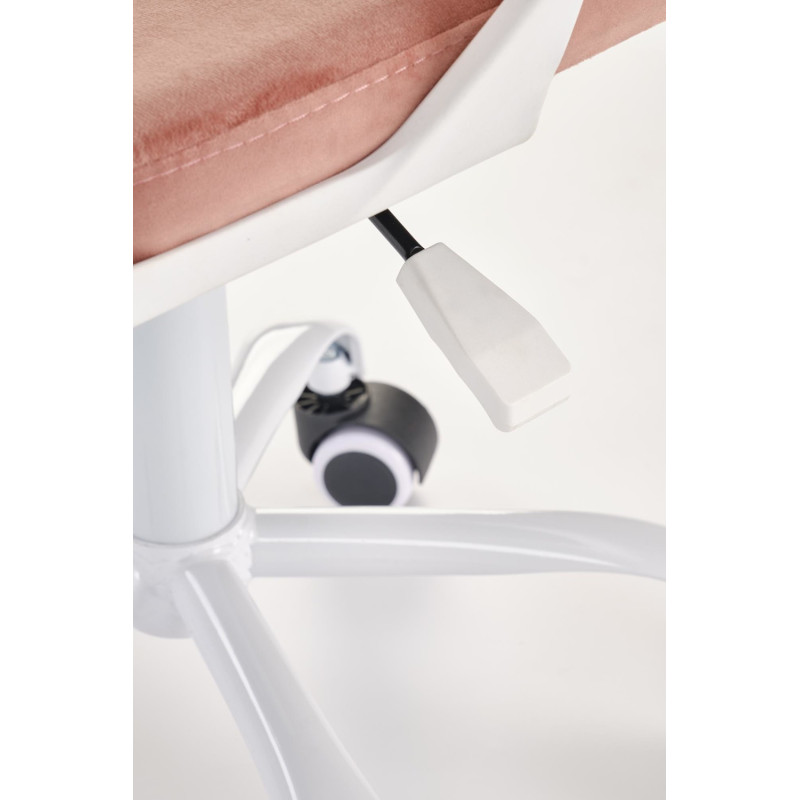 Fotel młodzieżowy obrotowy FRODEX YOUTH LIGHT PINK jasny różowy