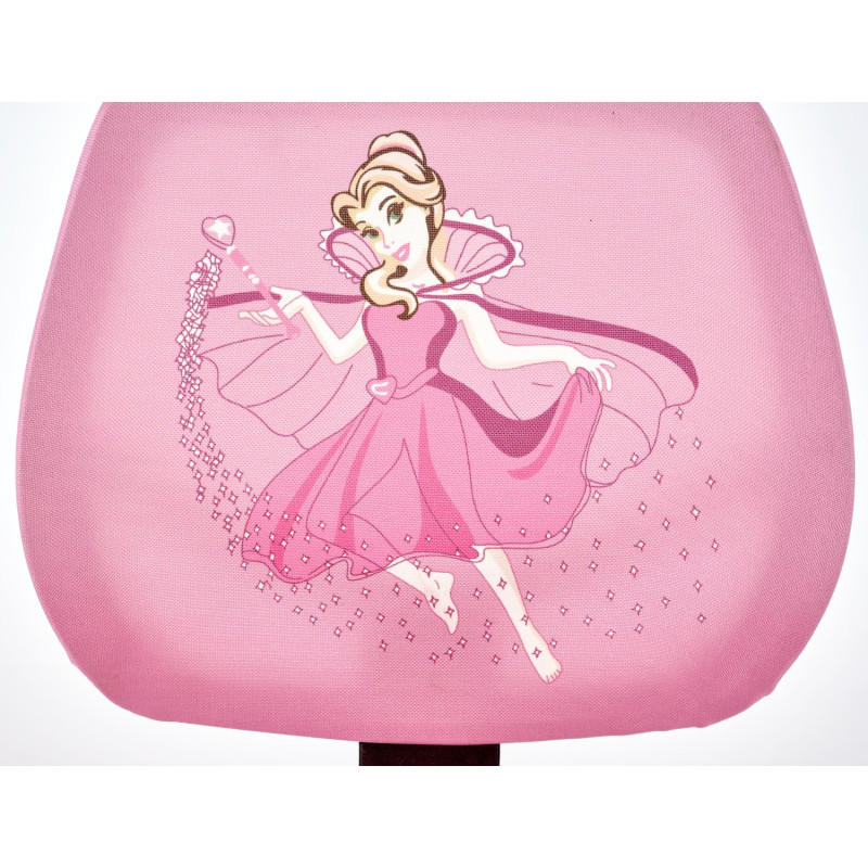 Fotel młodzieżowy/dziecięcy obrotowy BINGOX YOUTH PINK różowy