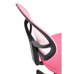 Fotel młodzieżowy/dziecięcy obrotowy BINGOX YOUTH PINK różowy