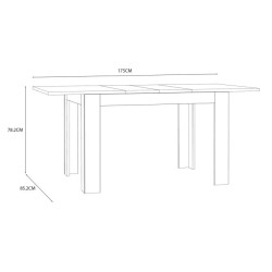 Stół rozkładany 120x85 Aksana TMST142-D108 Dąb Mauvella Meble Forte