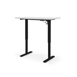 Biurko z funkcją regulacji wysokości ErgoDesk 120 biały/czarny