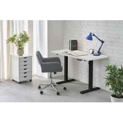 Biurko z funkcją regulacji wysokości ErgoDesk 120 biały/czarny