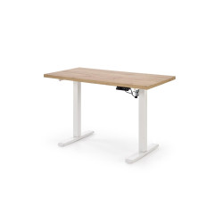 Biurko z funkcją regulacji wysokości ErgoDesk 120 dąb artisan/biały