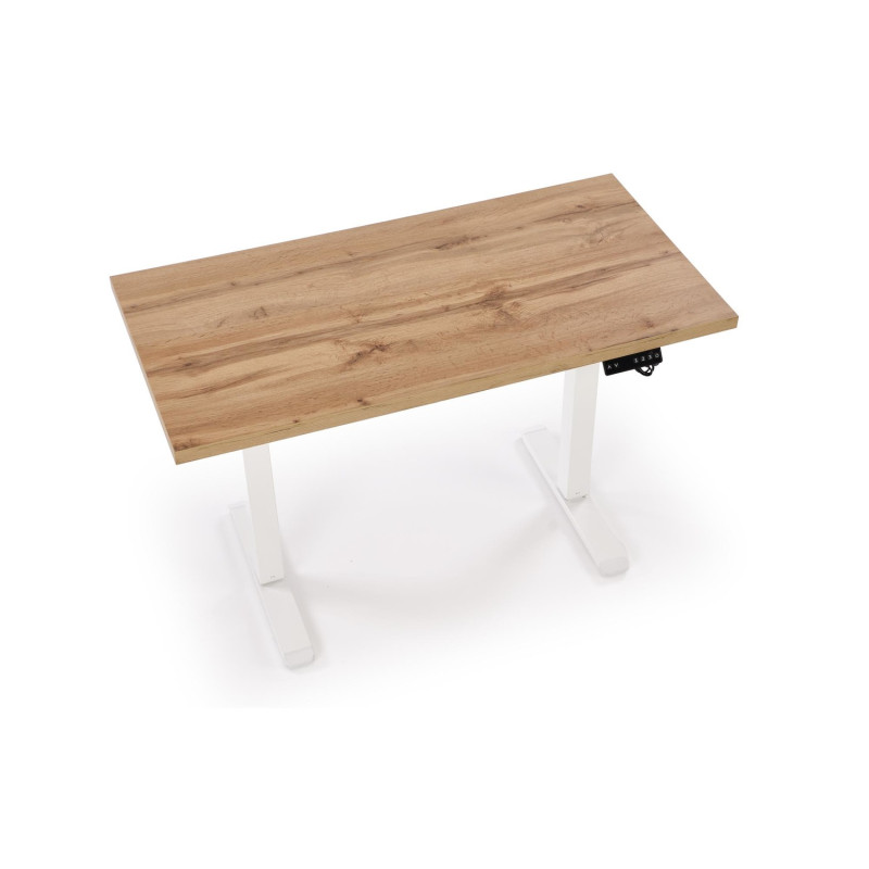 Biurko z funkcją regulacji wysokości ErgoDesk 120 dąb artisan/biały