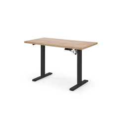Biurko z funkcją regulacji wysokości ErgoDesk 120 dąb artisan/czarny