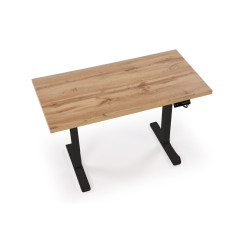 Biurko z funkcją regulacji wysokości ErgoDesk 120 dąb artisan/czarny