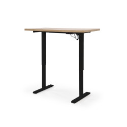 Biurko z funkcją regulacji wysokości ErgoDesk 120 dąb artisan/czarny