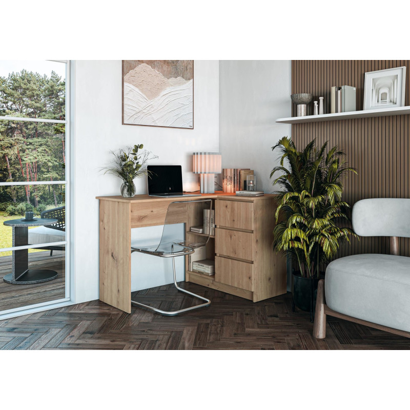 Biurko Begano Office 124 dąb artisan