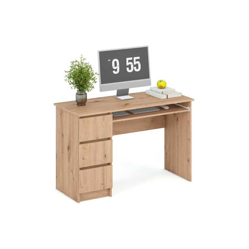 Biurko Cinor Office 120 dąb artisan