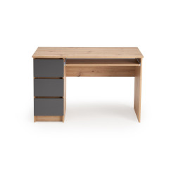 Biurko Cinor Office 120 dąb artisan/grafit