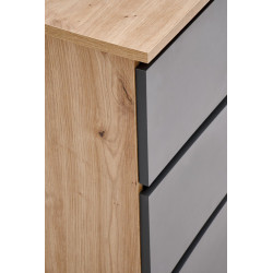 Biurko Cinor Office 120 dąb artisan/grafit