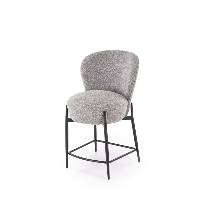 Hoker tapicerowany HAVERO popielaty