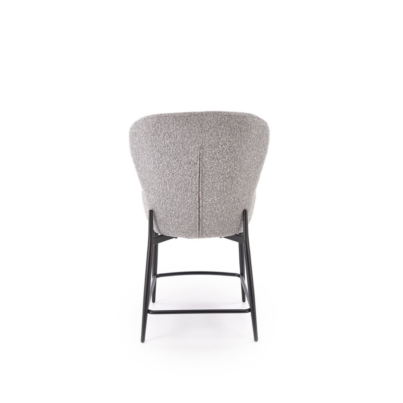 Hoker tapicerowany HAVERO popielaty