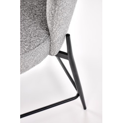 Hoker tapicerowany HAVERO popielaty