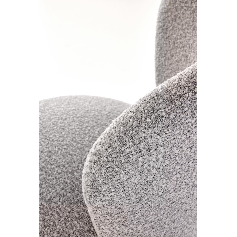 Hoker tapicerowany HAVERO popielaty