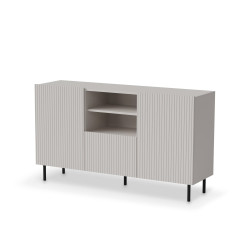 Komoda PAXOR kaszmir/czarny (150cm)