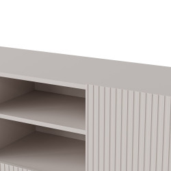 Komoda PAXOR kaszmir/czarny (150cm)