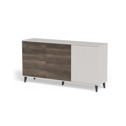 Komoda RANDONIS kaszmir/orzech/czarny (160cm)