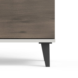 Komoda RANDONIS kaszmir/orzech/czarny (160cm)