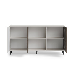 Komoda RANDONIS kaszmir/orzech/czarny (160cm)