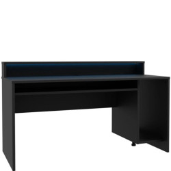 Biurko gamingowe z oświetleniem RGB AYO TZRB235RB3-Z13M Czarny Meble Forte