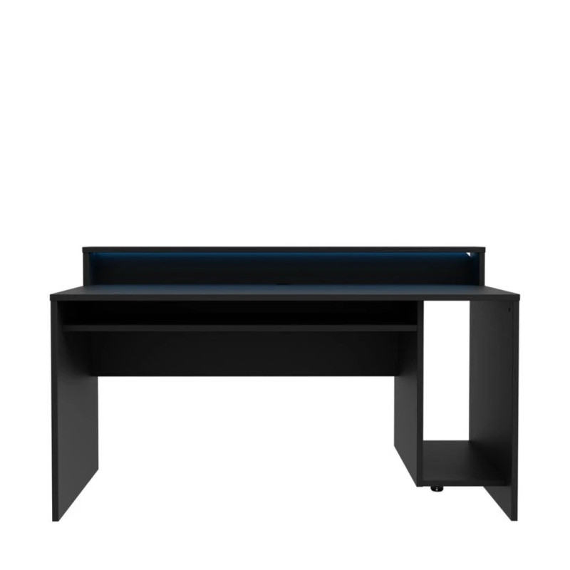 Biurko gamingowe z oświetleniem RGB AYO TZRB235RB3-Z13M Czarny Meble Forte