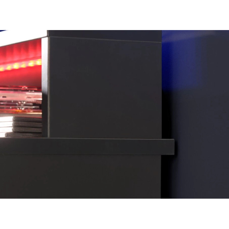 Biurko gamingowe z oświetleniem RGB AYO TZRB235RB3-Z13M Czarny Meble Forte