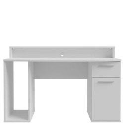 Biurko gamingowe z oświetleniem RGB AYO TZRB219B3-Z12M Biały Meble Forte