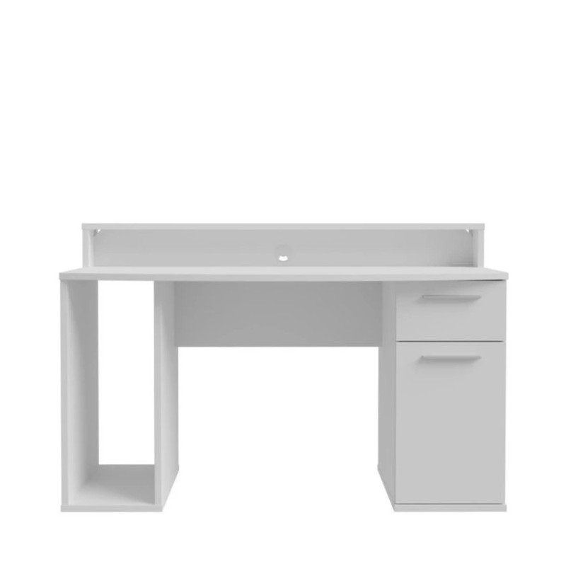 Biurko gamingowe z oświetleniem RGB AYO TZRB219B3-Z12M Biały Meble Forte