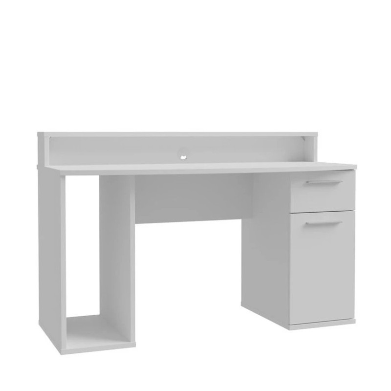 Biurko gamingowe z oświetleniem RGB AYO TZRB219B3-Z12M Biały Meble Forte