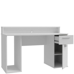 Biurko gamingowe z oświetleniem RGB AYO TZRB219B3-Z12M Biały Meble Forte