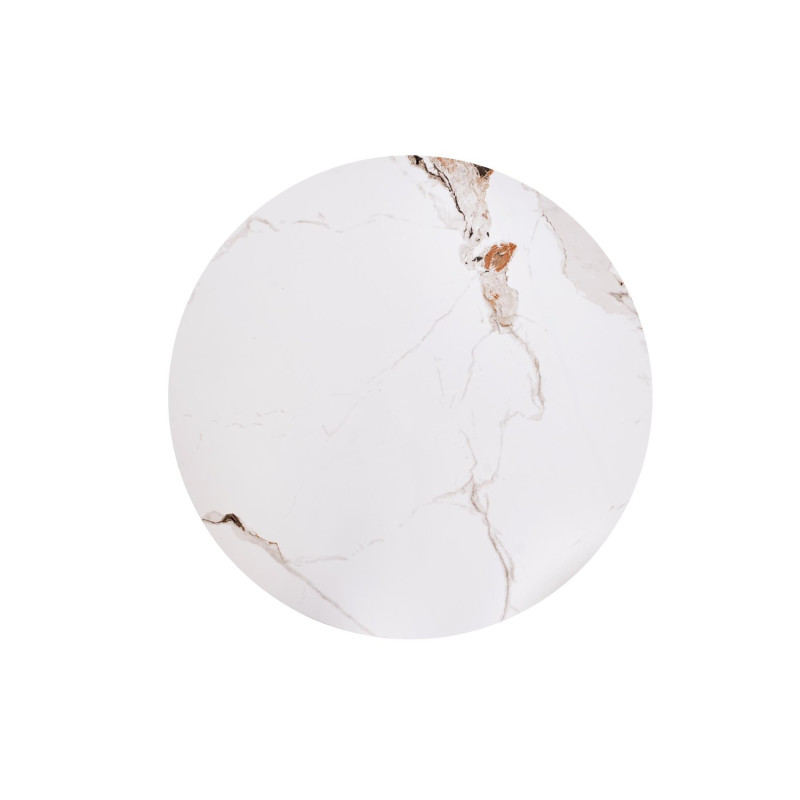 Ława CARINO beżowy marmur/orzech (duża)