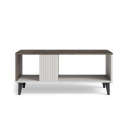 Ława RANDOMO 2 kaszmir/orzech/czarny