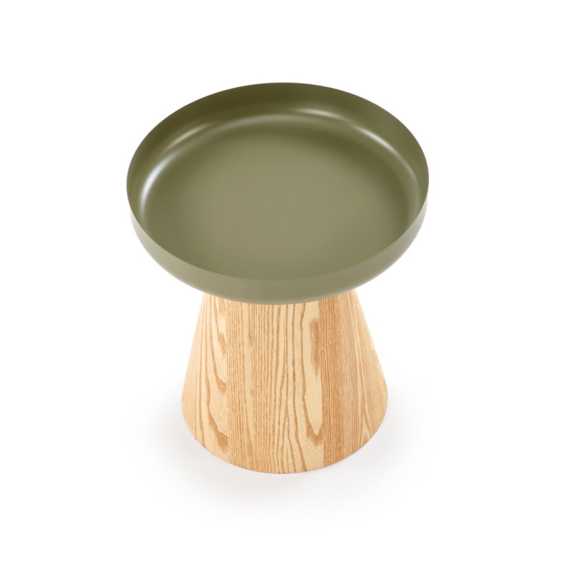 Ława GINEA naturalny/zielony