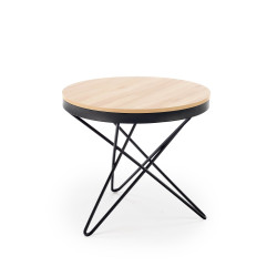 Ława LEILO naturalny/czarny