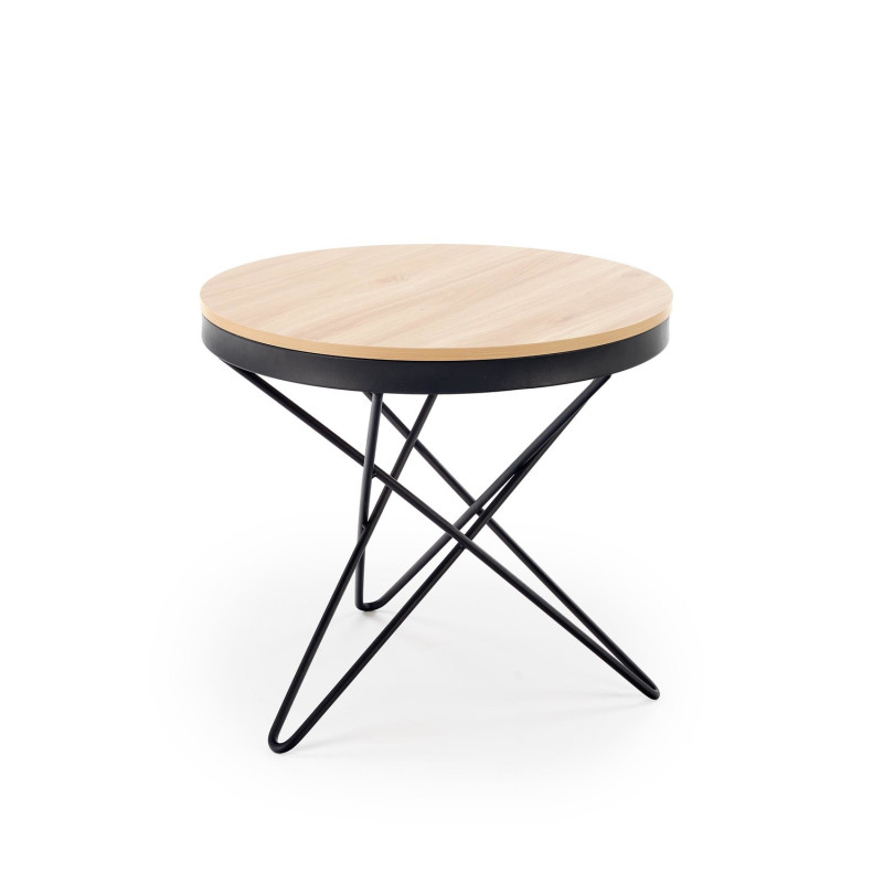 Ława LEILO naturalny/czarny