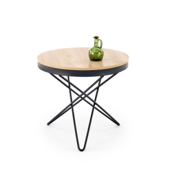 Ława LEILO naturalny/czarny