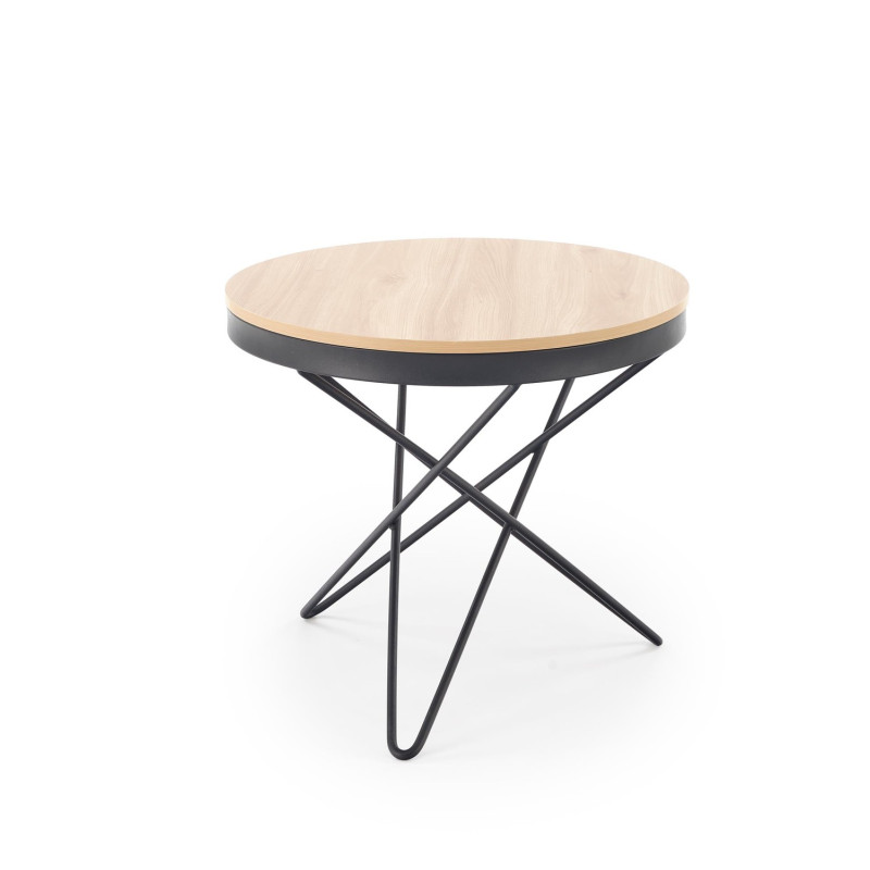 Ława LEILO naturalny/czarny