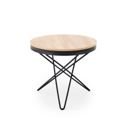 Ława LEILO naturalny/czarny