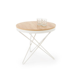 Ława LEILO naturalny/biały